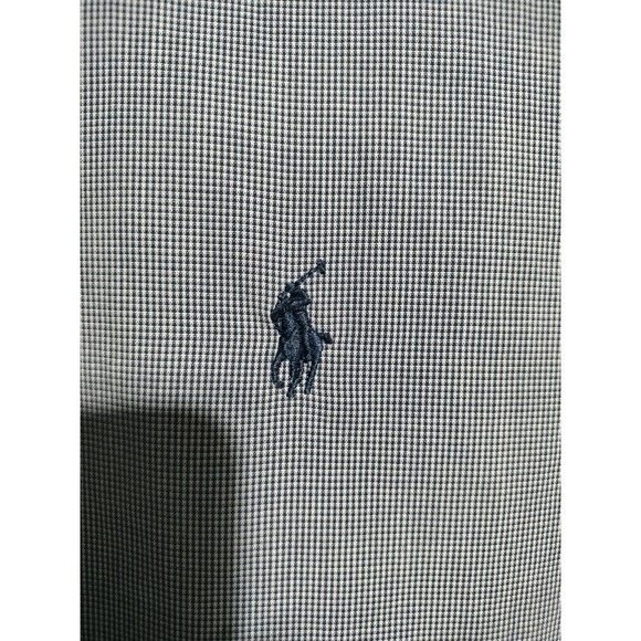 Ralph Lauren Blue Label Yarmouth Neck size 17 34/35 long sleeve button front - Picture 3 of 8